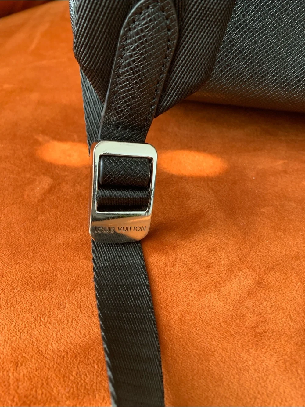 Louis Vuitton Black Men’s Leather Backpack